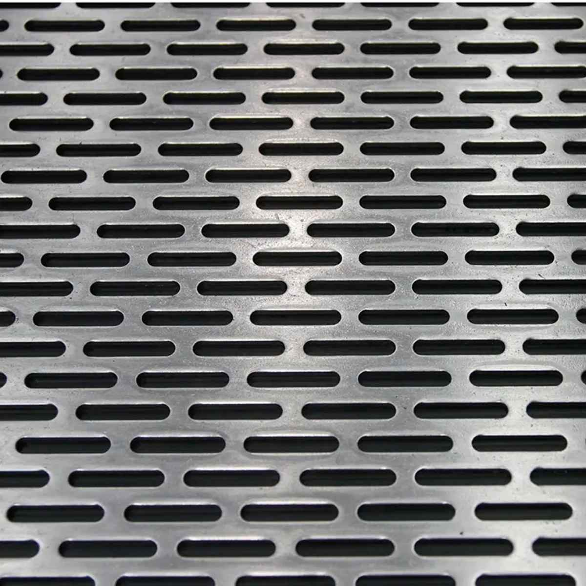 Slotted Hole Pattern Stainless Steel Perforated Sheet Industrial Quality Silver Color  Manufacturers in Selakui