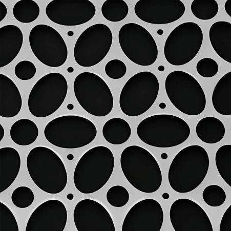Designer Silver Hole Perforated Sheets Corrosion Resistant Design for Industrial Environments in Delhi
