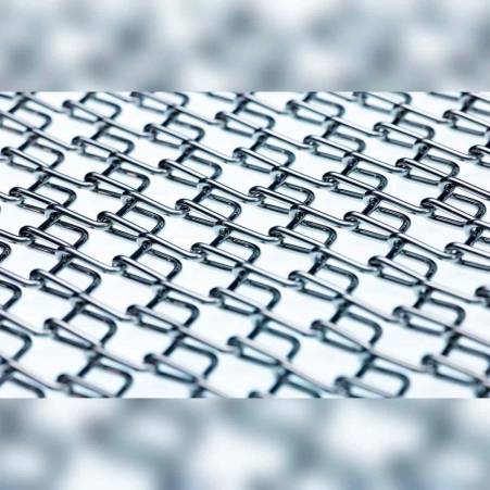 Durable Stainless Steel Fine Wire Mesh Conveyor Belt Cross Wire Industrial Grade Silver Color in Delhi