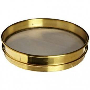 Golden Polished Industrial Testing Sieves Brass Round Frame Elegant with Plain Weave Style in Delhi